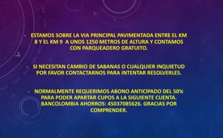 Miradores Del Oso Perezoso Séjour à la ferme *